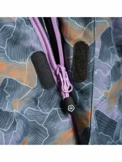 ColorKids Mädchen<Mädchen Skijacke blau gemustert