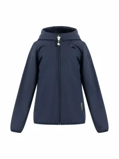 Schmuddelwedda Mädchen<Mädchen Softshellblouson - recyceltes Material blau uni