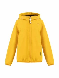 Schmuddelwedda Mädchen<Mädchen Softshellblouson - recyceltes Material gelb uni