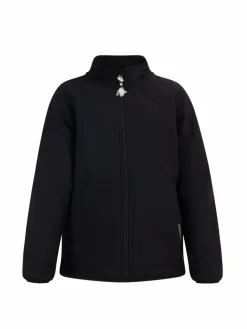 Schmuddelwedda Mädchen<Mädchen Softshelljacke - recyceltes Material schwarz uni