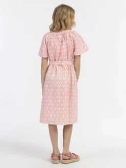 IZIA Mädchen<Mädchen Sommerkleid pink gemustert