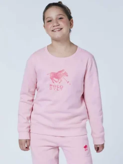 Polo Sylt Mädchen<Mädchen Sweatshirt rosa pink bedruckt