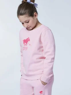 Polo Sylt Mädchen<Mädchen Sweatshirt rosa pink bedruckt