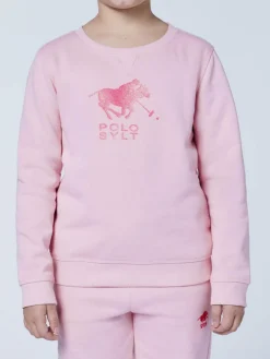Polo Sylt Mädchen<Mädchen Sweatshirt rosa pink bedruckt