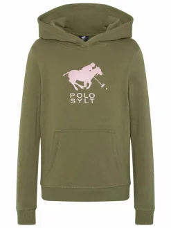 Polo Sylt Mädchen<Mädchen Sweatshirt grün oliv bedruckt