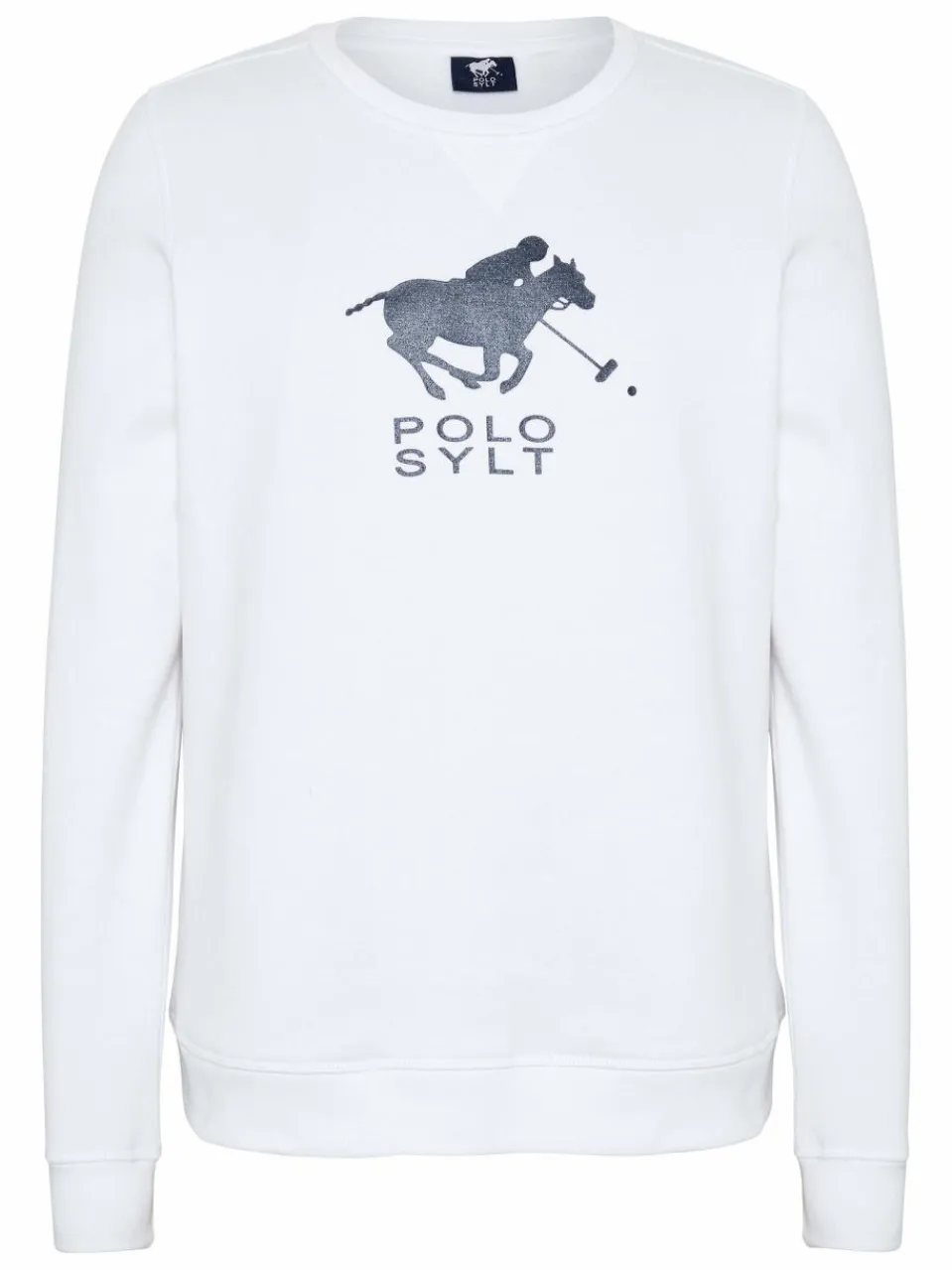 Polo Sylt Mädchen<Mädchen Sweatshirt weiß blau bedruckt