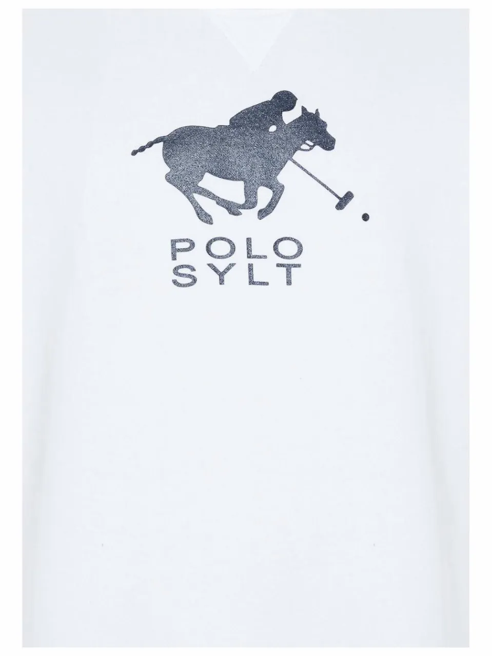 Polo Sylt Mädchen<Mädchen Sweatshirt weiß blau bedruckt