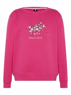 Polo Sylt Mädchen<Mädchen Sweatshirt pink bedruckt