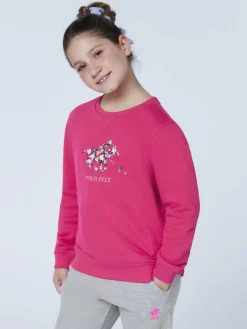 Polo Sylt Mädchen<Mädchen Sweatshirt pink bedruckt