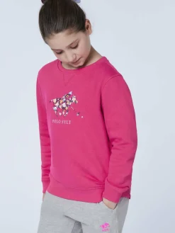 Polo Sylt Mädchen<Mädchen Sweatshirt pink bedruckt