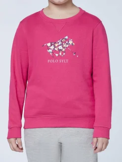 Polo Sylt Mädchen<Mädchen Sweatshirt pink bedruckt