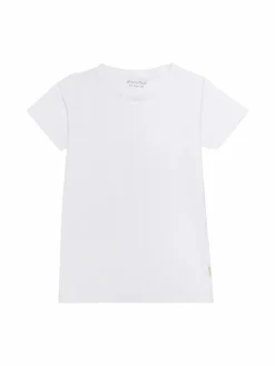 Minymo Mädchen<Mädchen T-Shirt weiß uni