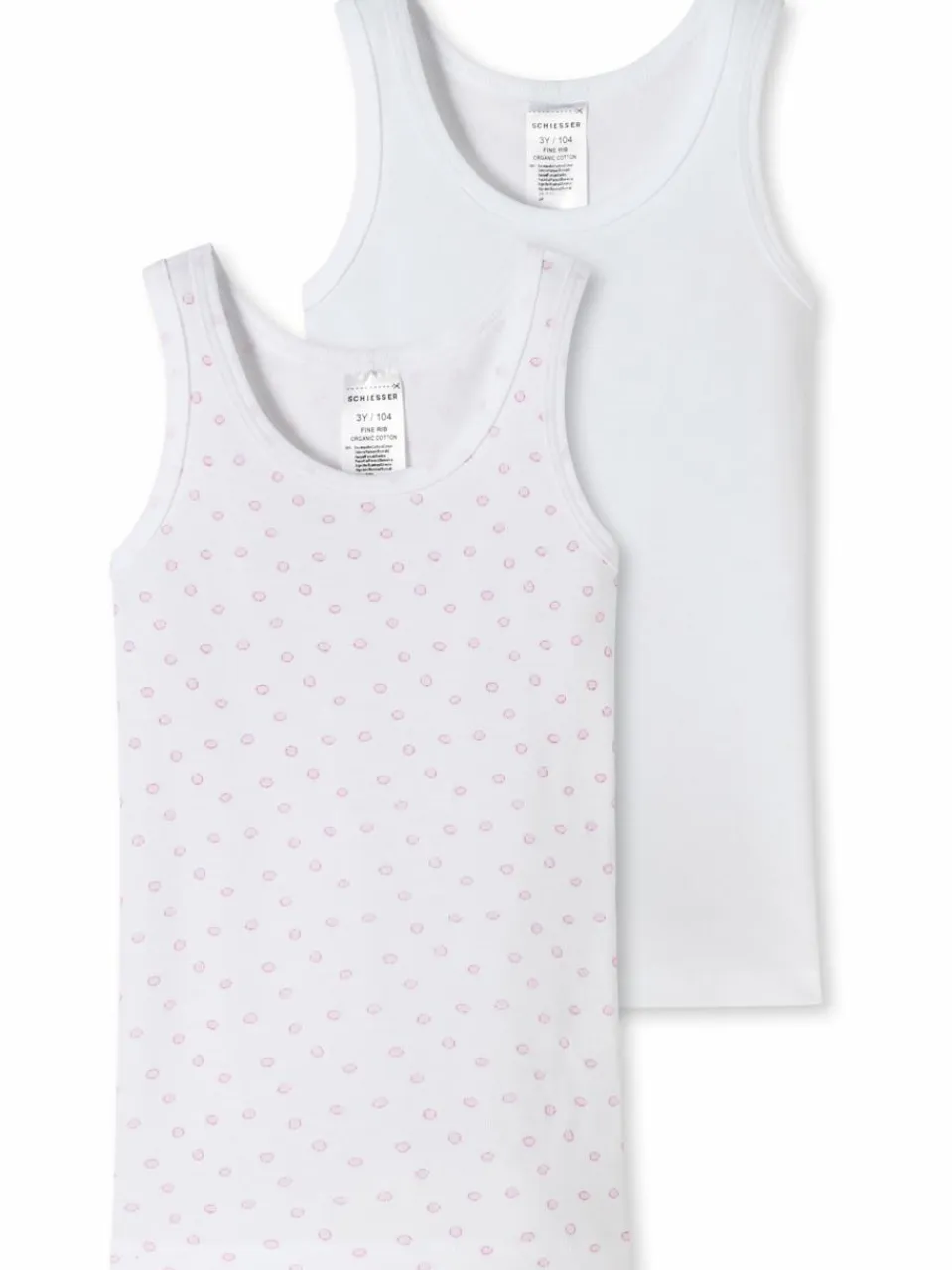 Schiesser Mädchen<Mädchen Unterhemd - Original Classics weiß bedruckt