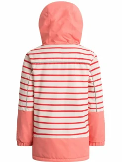 WeeDo Mädchen<Mädchen Winterjacke rosa gestreift