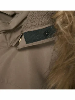 En Fant Jungen<Mädchen Winterjacke braun uni