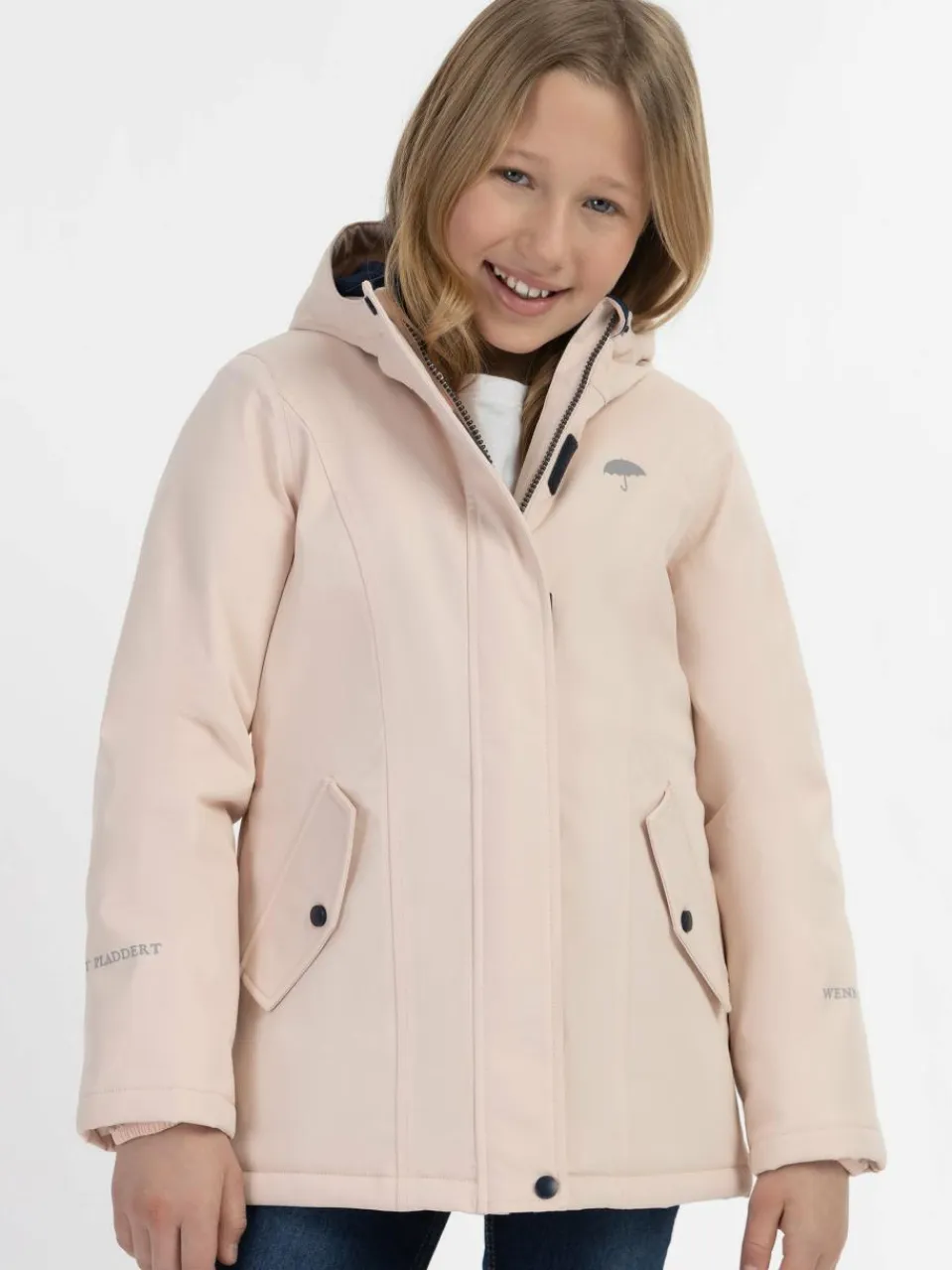 Schmuddelwedda Mädchen<Mädels Anorak + Tagesrucksack - SET rosa uni