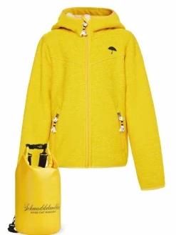 Schmuddelwedda Mädchen<Mädels Blouson + Tagesrucksack - SET gelb meliert