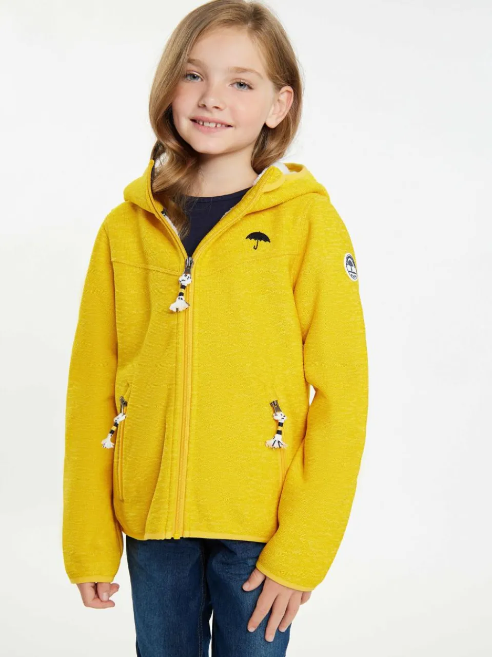 Schmuddelwedda Mädchen<Mädels Blouson + Tagesrucksack - SET gelb meliert