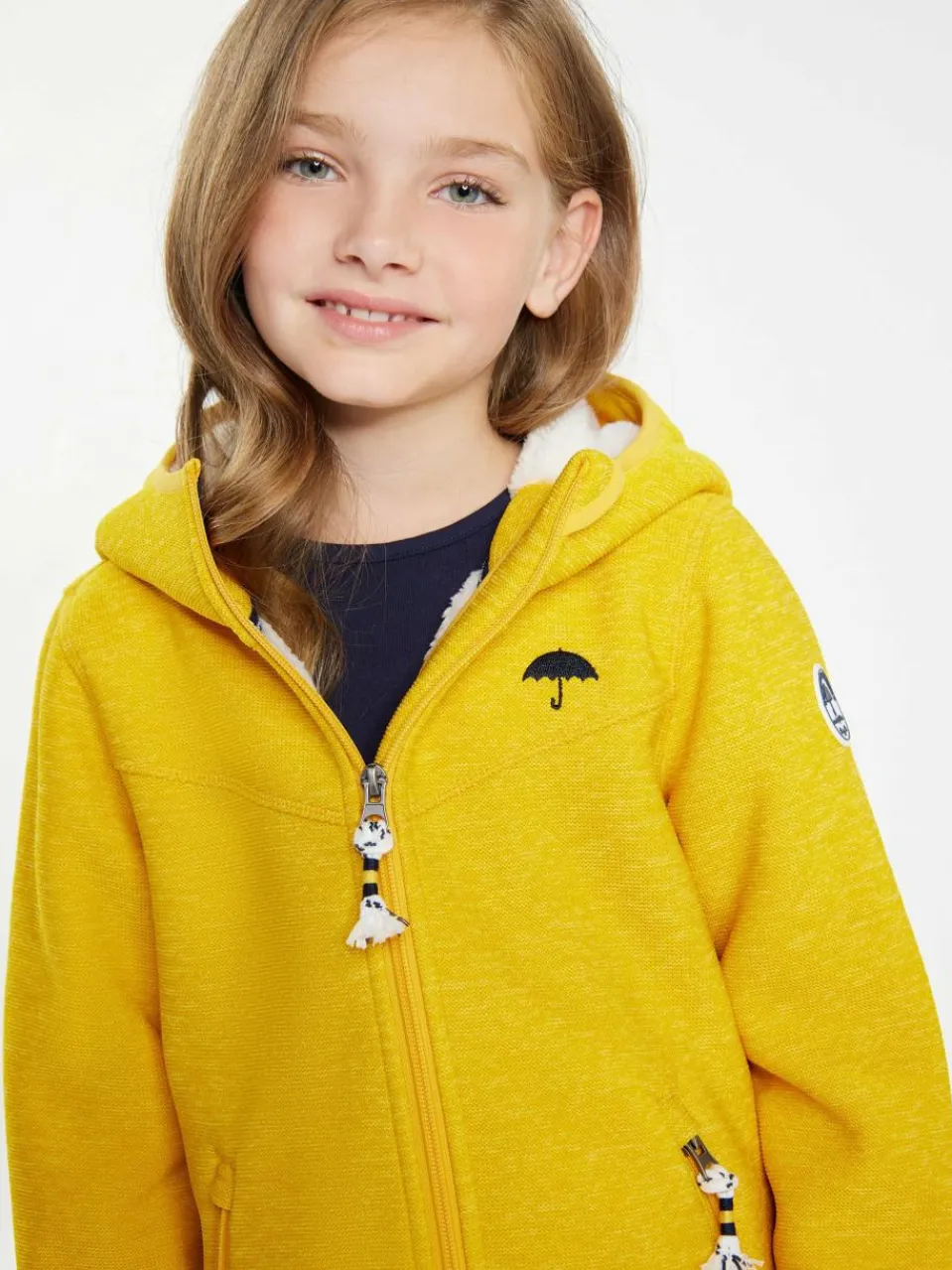 Schmuddelwedda Mädchen<Mädels Blouson + Tagesrucksack - SET gelb meliert