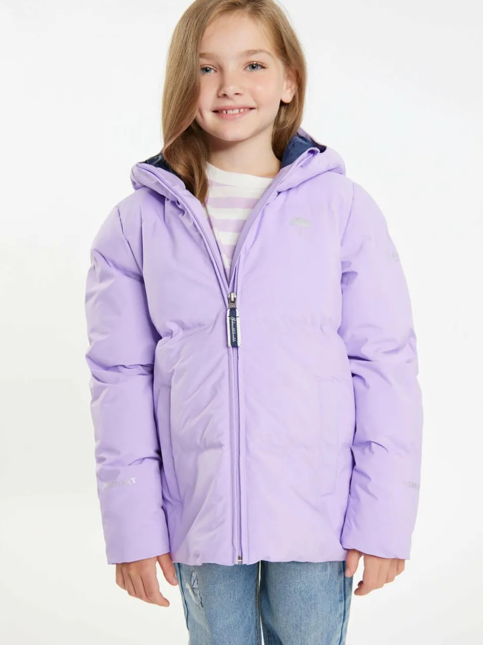 Schmuddelwedda Mädchen<Mädels Funktionale Winterjacke lila uni