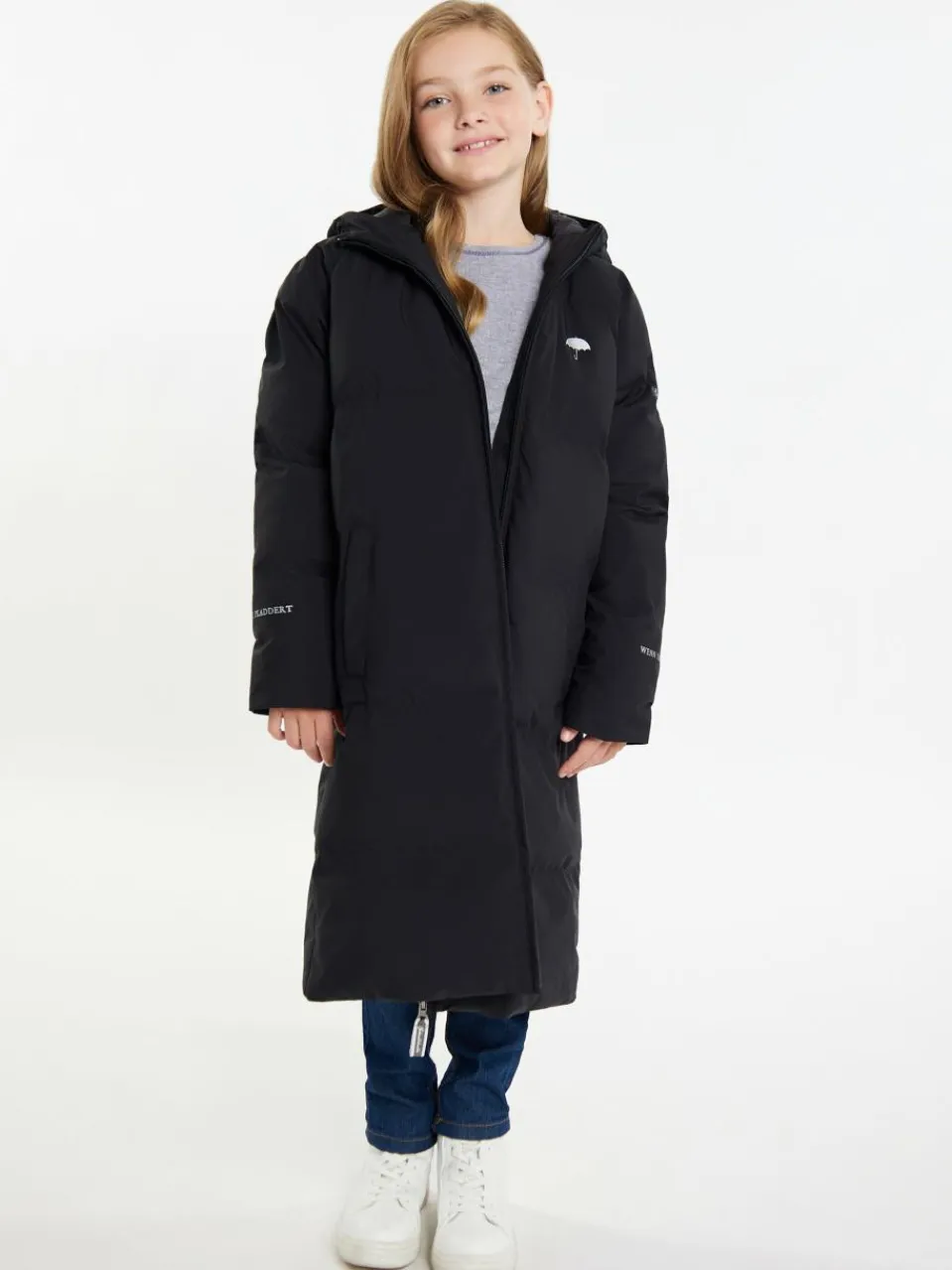 Schmuddelwedda Mädchen<Mädels Funktionaler Wintermantel schwarz uni