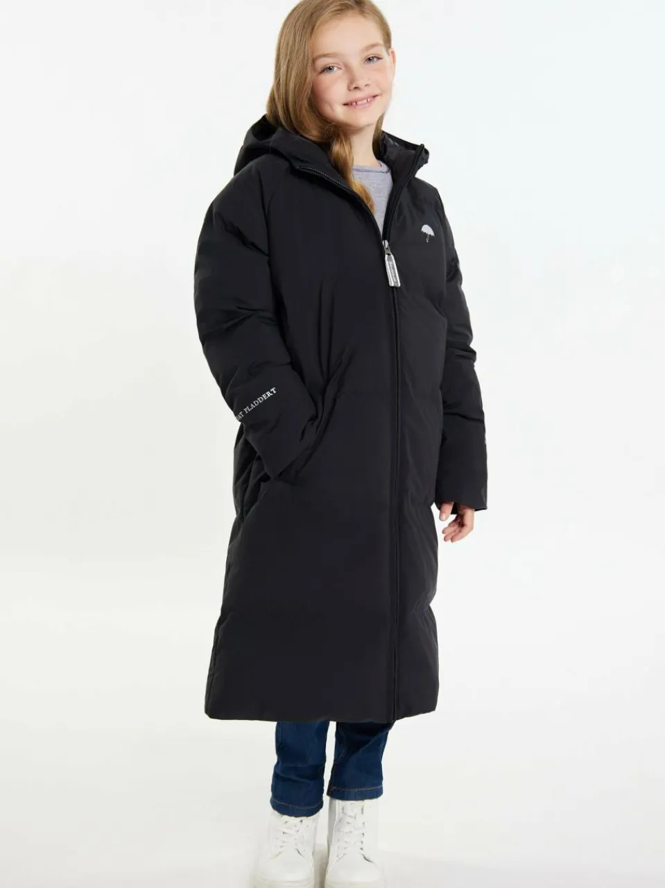 Schmuddelwedda Mädchen<Mädels Funktionaler Wintermantel schwarz uni