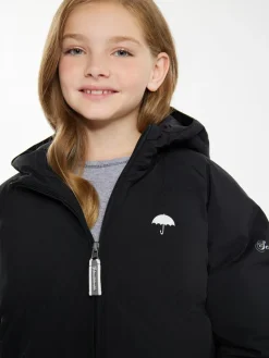 Schmuddelwedda Mädchen<Mädels Funktionaler Wintermantel schwarz uni