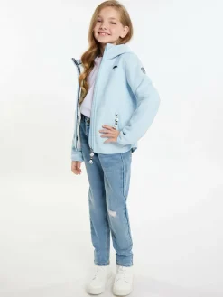 Schmuddelwedda Mädchen>Mädels Strickfleeceblouson mit Teddyfutter