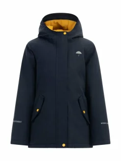 Schmuddelwedda Mädchen<Mädels Winterjacke blau uni