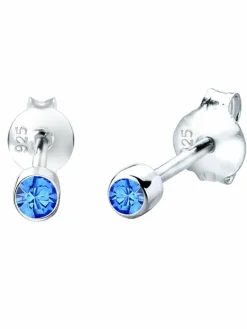 Elli Mädchen|Schmuck<Ohrringe hellblau uni