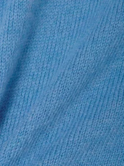 MAERZ Pullover & Strickjacken<Pullover aus Merinowolle blau uni