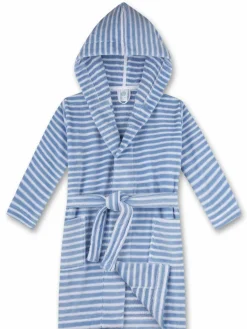 Sanetta Jungen|Mädchen<Unisex Bademantel marine gestreift