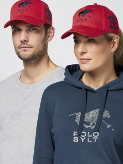 Polo Sylt Mützen & Caps|Mützen & Hüte<Unisex Basecap bordeaux rot uni
