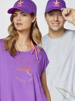 Chiemsee Mützen & Hüte<Unisex Basecap lila bedruckt