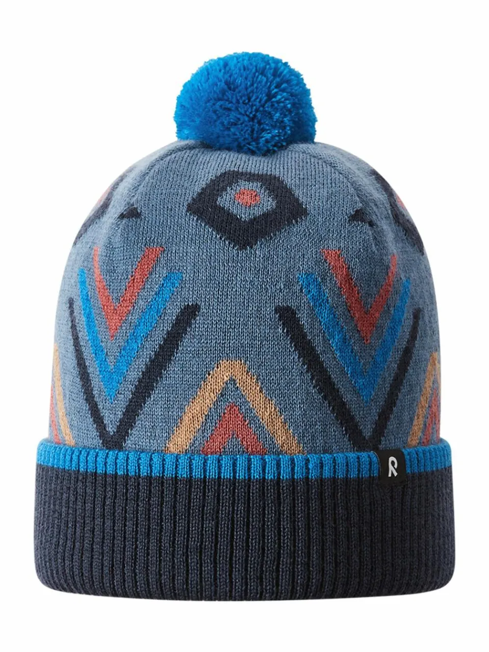 reima Jungen<Unisex Beanie - Koillinen blau gemustert