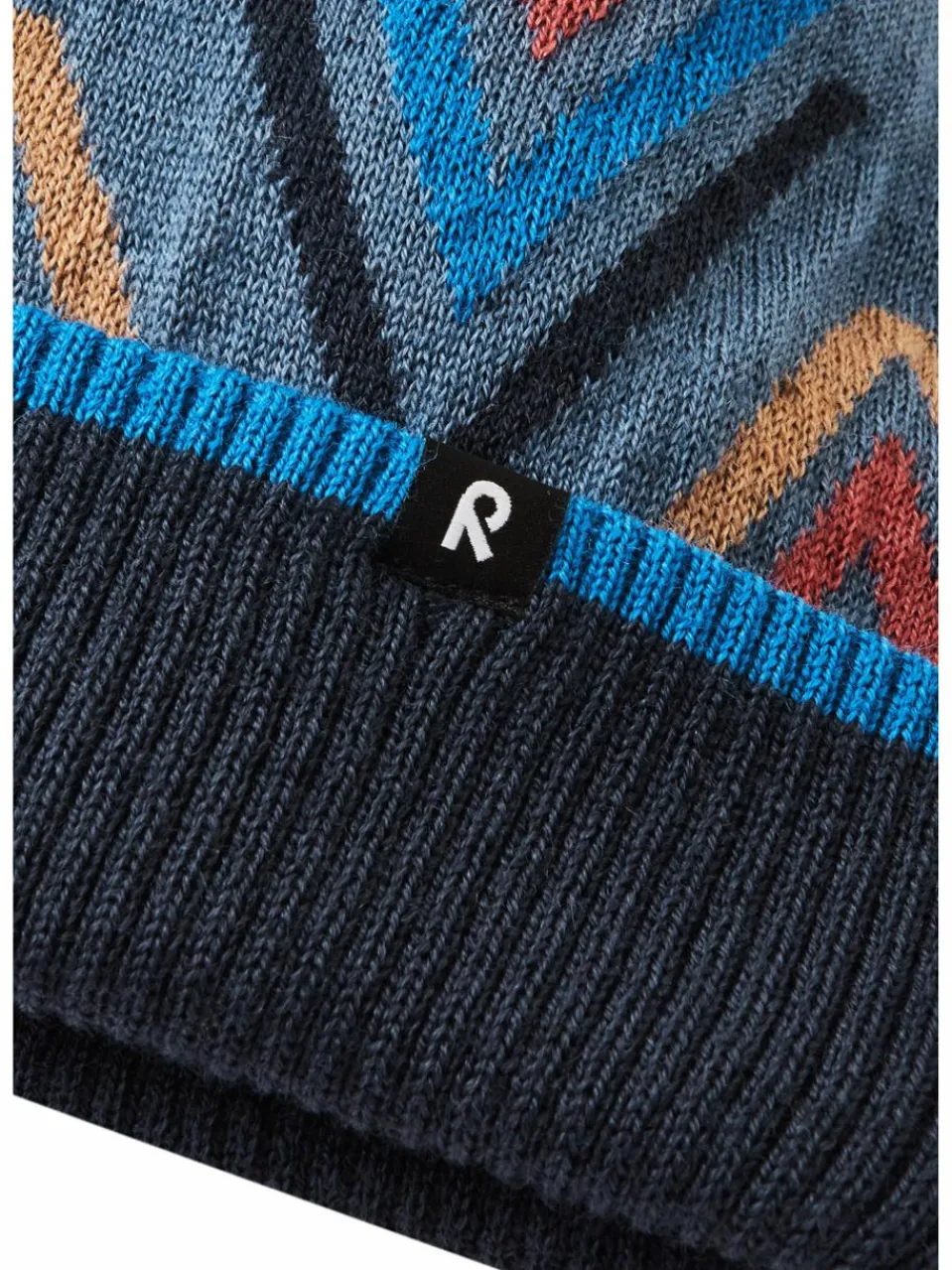 reima Jungen<Unisex Beanie - Koillinen blau gemustert