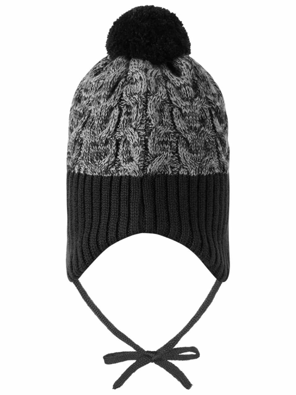 reima Jungen|Mädchen<Unisex Beanie - Paljakka schwarz gemustert