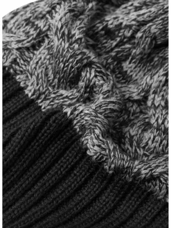 reima Jungen|Mädchen<Unisex Beanie - Paljakka schwarz gemustert