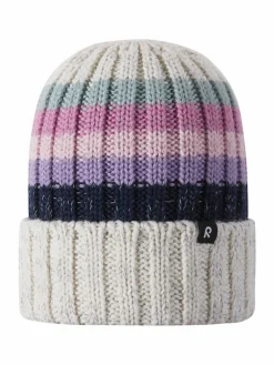 reima Jungen<Unisex Beanie - Vilke weiß gemustert