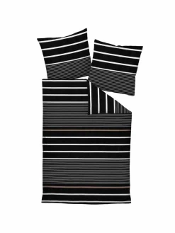 Janine Heimtextilien<Unisex Bettwäsche 1er Pack mehrfarbig gestreift