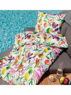 Janine Heimtextilien<Unisex Bettwäsche 1er Pack mehrfarbig bedruckt