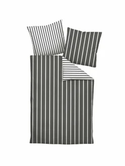 Janine Heimtextilien<Unisex Bettwäsche 1er Pack mehrfarbig gestreift