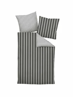 Janine Heimtextilien<Unisex Bettwäsche 1er Pack mehrfarbig gestreift