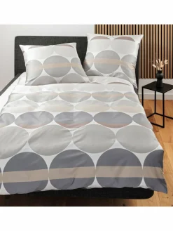 Janine Heimtextilien<Unisex Bettwäsche 1er Pack mehrfarbig gepunktet