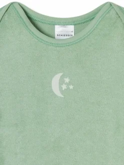 Schiesser Mädchen<Unisex Body - Natural Love grün bedruckt