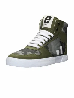 Ethletic Sneaker|Sneaker<Unisex Canvas Sneaker oliv gemustert