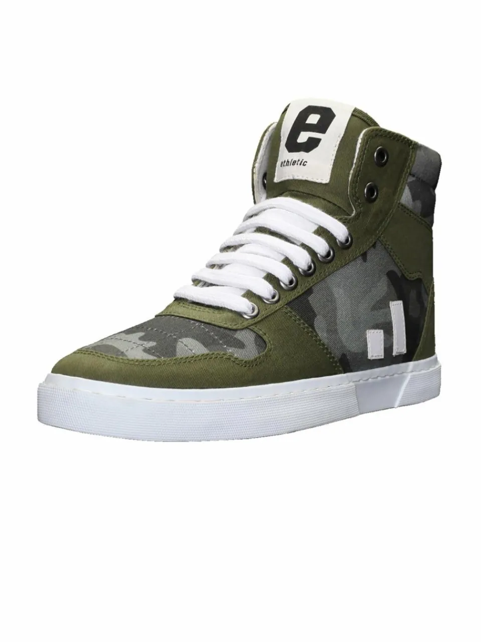 Ethletic Sneaker|Sneaker<Unisex Canvas Sneaker oliv gemustert