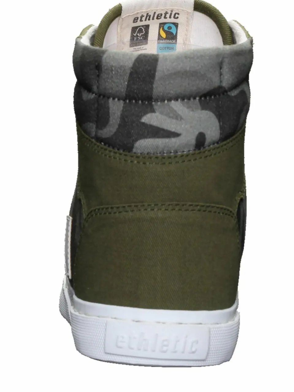 Ethletic Sneaker|Sneaker<Unisex Canvas Sneaker oliv gemustert