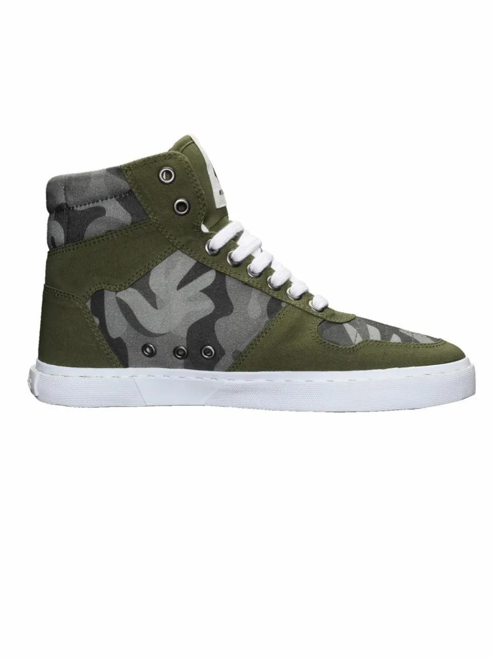 Ethletic Sneaker|Sneaker<Unisex Canvas Sneaker oliv gemustert