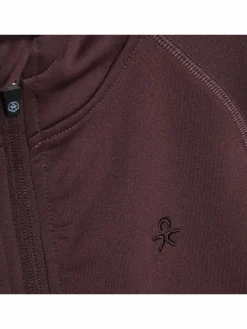 ColorKids Jungen|Mädchen<Unisex Fleecejacke braun uni